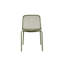 Chaise de salle à manger à lattes vert sauge Modern-234841132