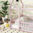 Full Size House Floor Wooden Bed With Roof Frame, Safety Guardrails,Pink-486366794-486366795