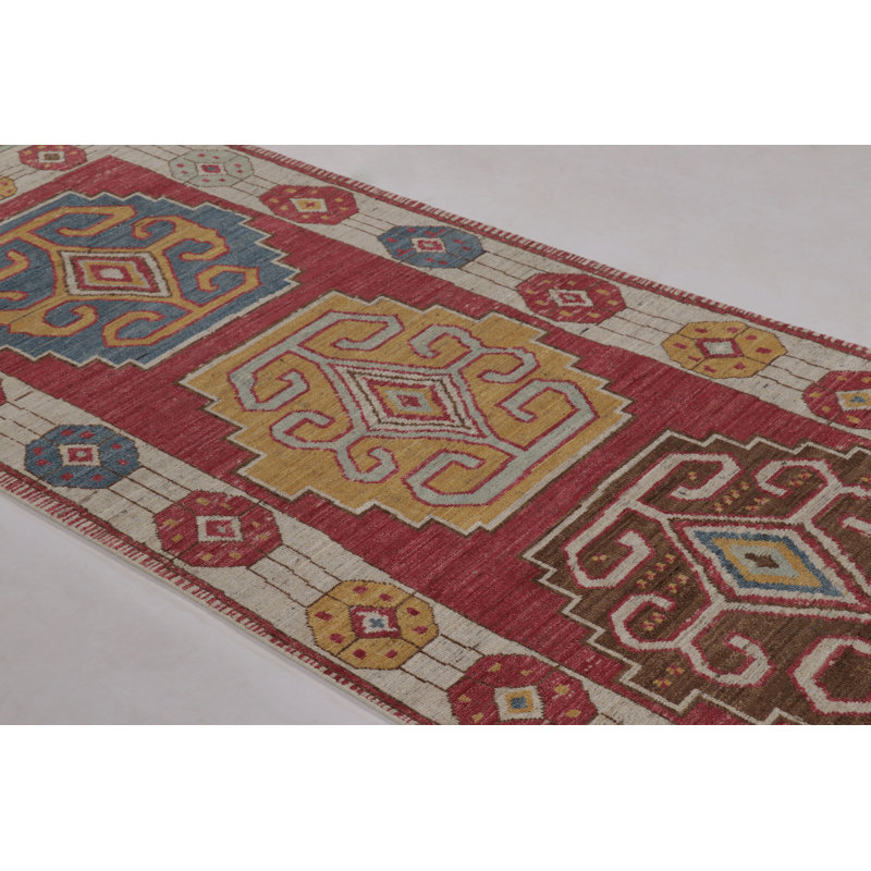 Burano One-of-a-Kind 3'7x10'4 Hand Knotted Area Rug
