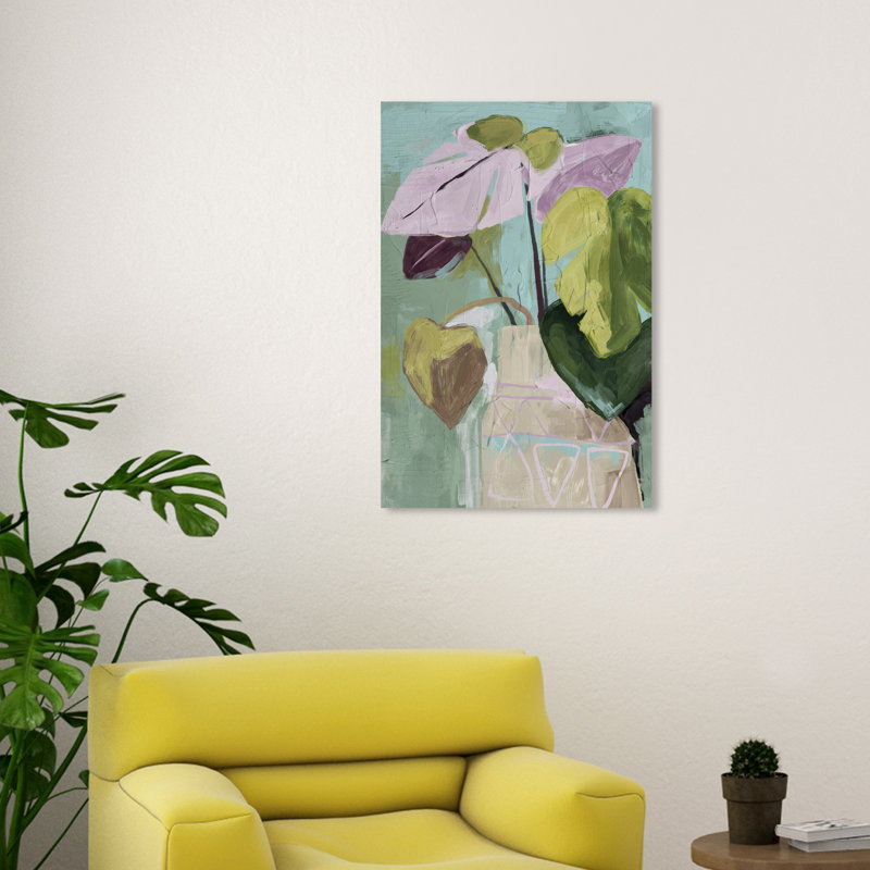 Vase floral abstrait Ii, H 30 po x l 20 po x P 0,8 po