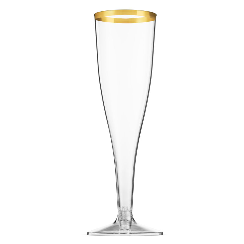 Flûte à champagne dorée pour 50 invités