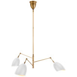 AERIN Sommerard Large Triple Arm Chandelier