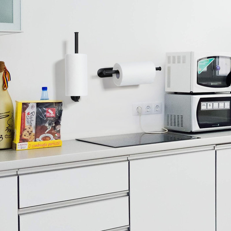 Iron Wall / Under Cabinet Mounted Paper Towel Holder