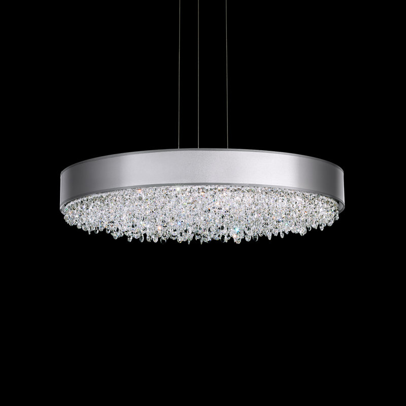 Eclyptix 1 - Light LED Chandelier, Silver