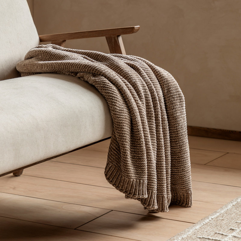 Throw Blanket, Beige