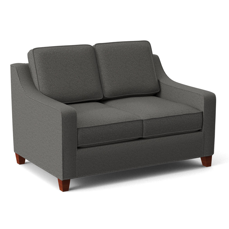 Clark 54" Square Arm Sofa Bed, BM Cherry, Antic Navy