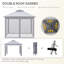 Aaf Pop Up Gazebo Height Adjustable Canopy Tent w/ Carrying Bag-1883428152-1883428155