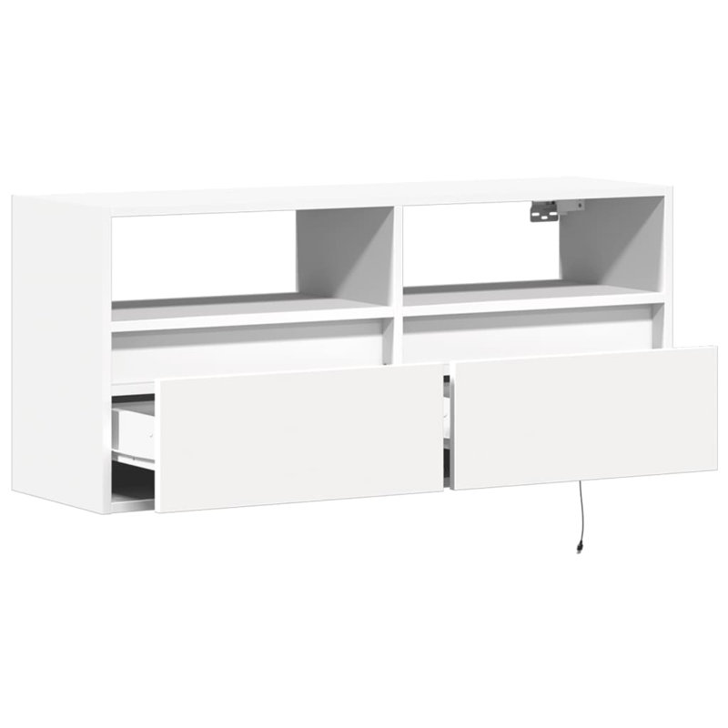 Dallton Unfinished TV Stand, 100cm, White