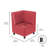 Kid Comfort Collective Modular Corner Chair - Red-124164525