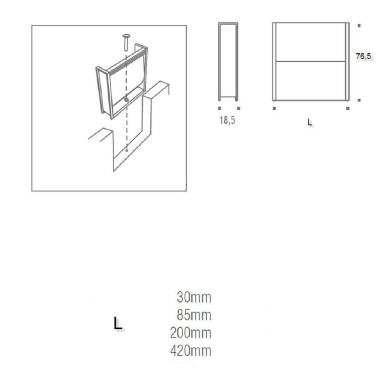 Recessed Pull