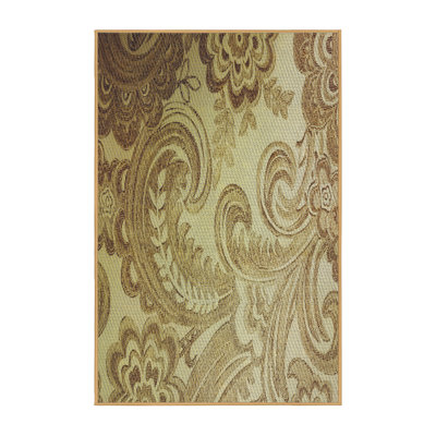 Beige damassé de l’est Tapis décoratif