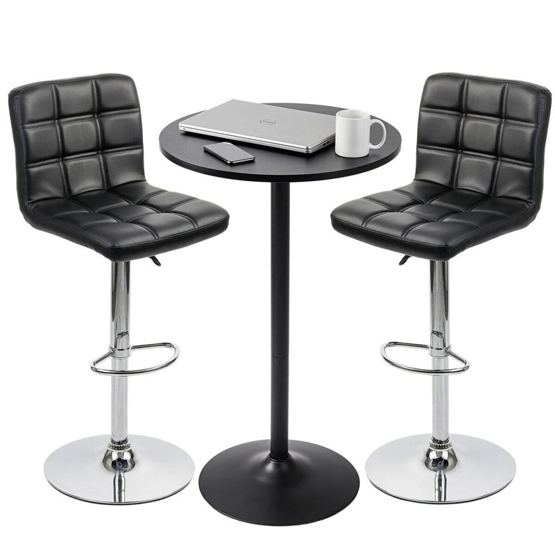 Huertas Round Cocktail Bistro Table