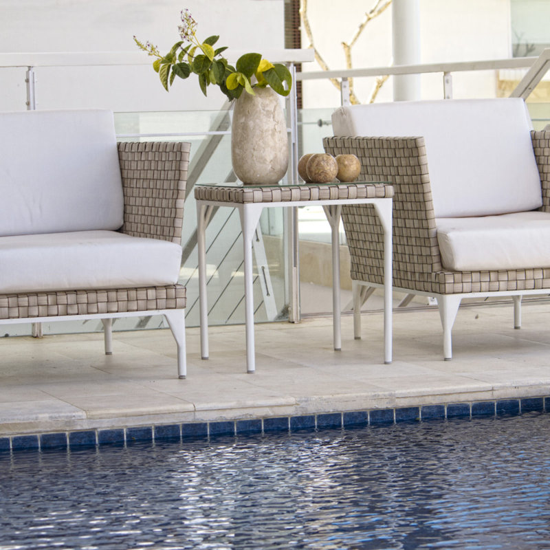 Brafta Outdoor Lounge Chair, Canvas Taupe Sunbrella® Canvas