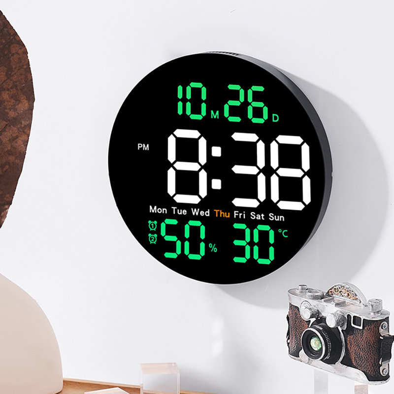 Plastic / Acrylic Wall Clock, Green