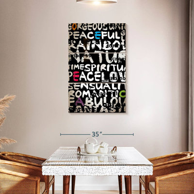 Tergel abstrait de mots III