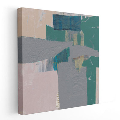 «Pastel Collage IV», reproduction d'art sur toile