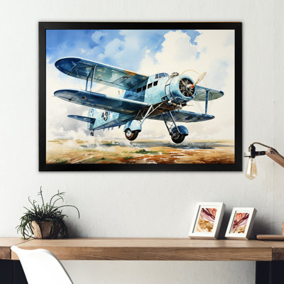 " Soaring Plane Through The Sky "