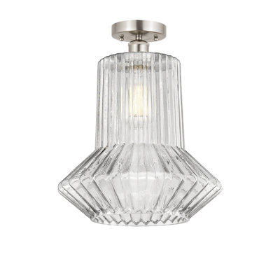 Perri Glass Semi Flush Mount