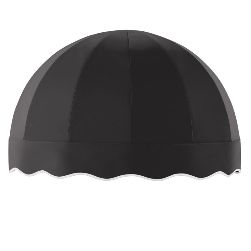 Awntech Bostonian Acrylic Fabric Fixed Awning, Black, 27.25" H x 40.5" W x 20.25" D