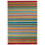 Tapis intérieur / extérieur turquoise rayé Iredell-25816028