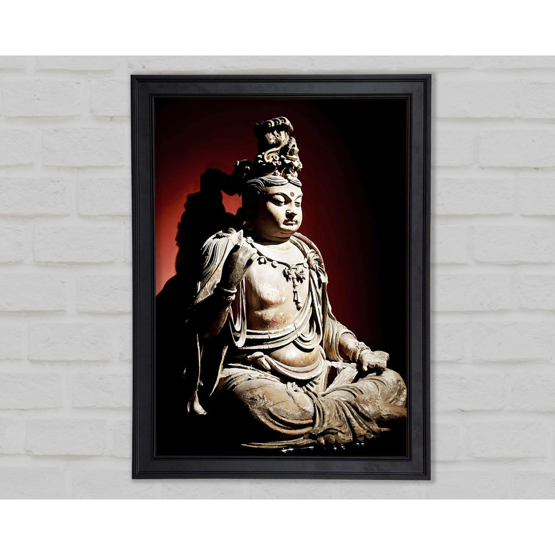 Buddha Peace Within Gerahmter Druck