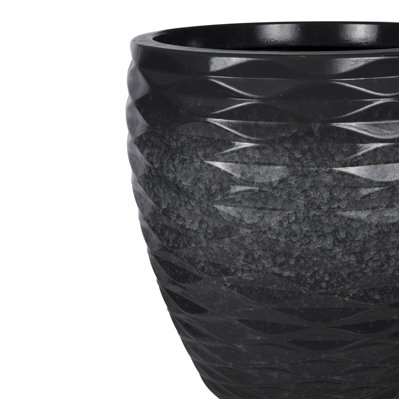 Shamell Pot Planter, Gray