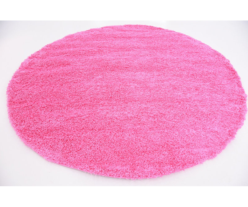 Tapis rose Angeline Taffy, Rond 7 pi 10 po