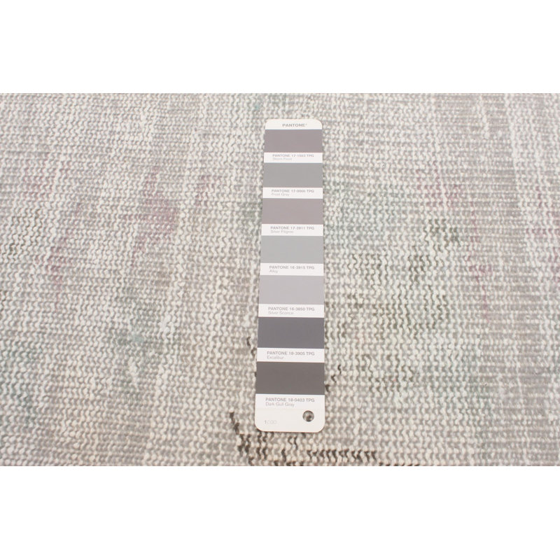 Tapis gris à transition de couleur 4 pi 10 po x 8 pi 4 po