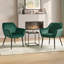 Colour 65Cm Wide Velvet Armchair-1023521952