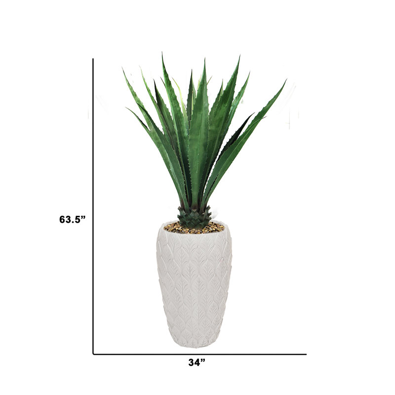 Agave artificielle de 63,5 po Roemer