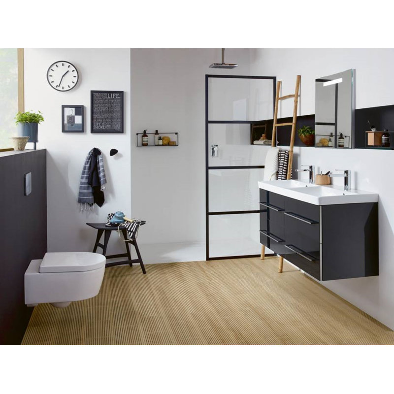 ViConnect Flush Plate M200, Glossy Grey