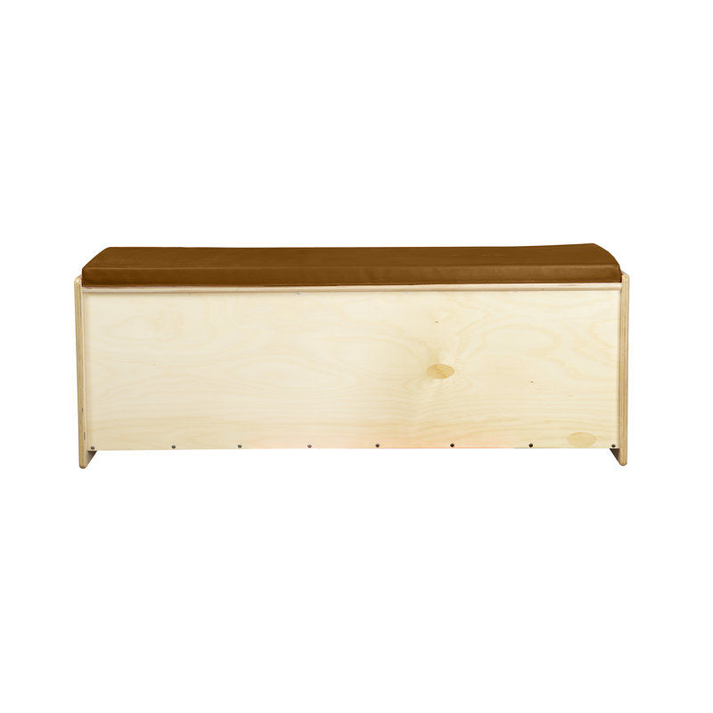 Vinyl Upholstered Storage Bench