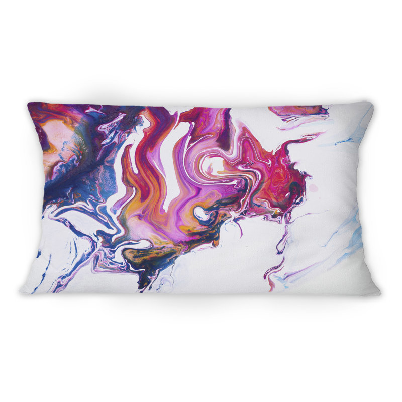 Coussin Rose et bleu