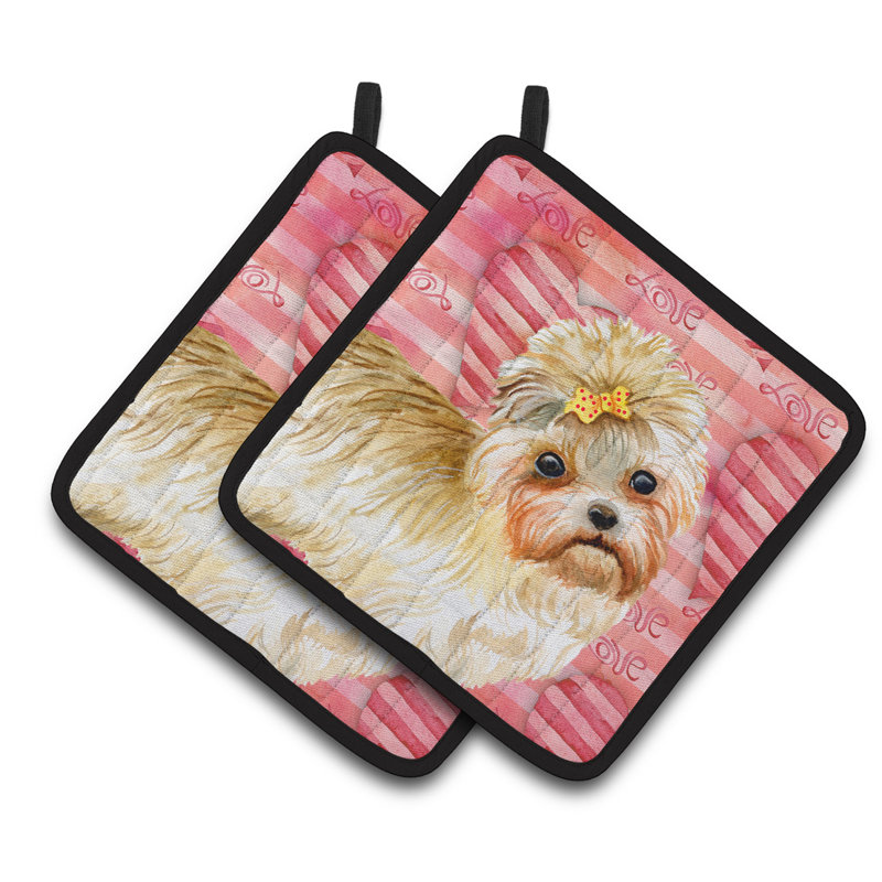 Caroline's Treasures Striped Polyester Potholder