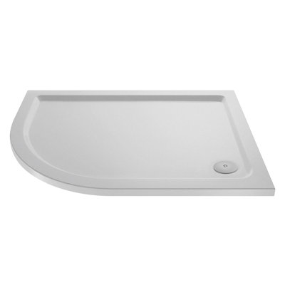Slip Resistant Offset Quadrant Shower Tray LH 1200 X 800Mm