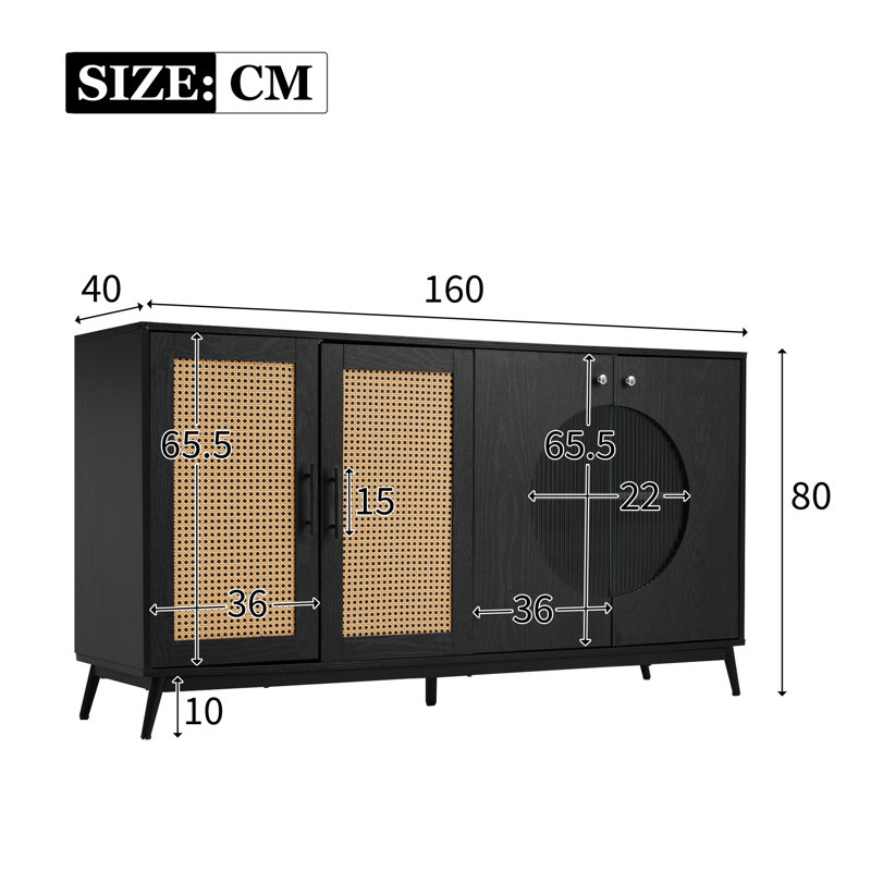 Alten 160cm Sideboard