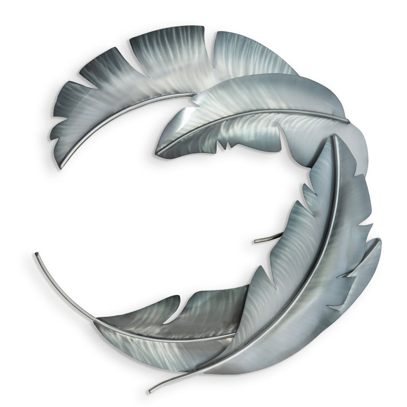 Coastal Wall Decor on Metal, Silver