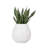 Ceramic Ivory Round Textured Round Vase-89123265