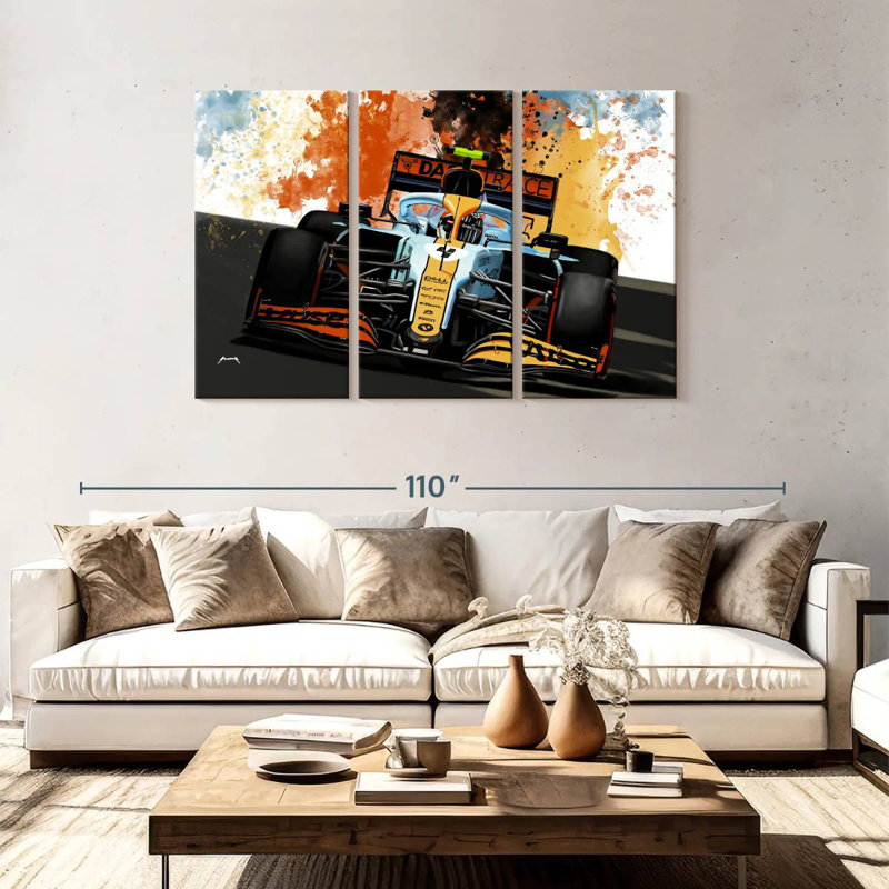 Mehar Lando Norris, 48" H x 74" W