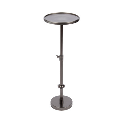 Bill Traditional Adjustable-Height Metal Pedestal Table