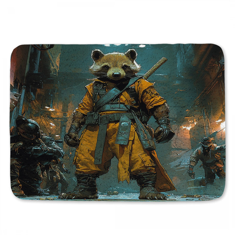 Tapis de bain Animal Warrior Fantasy, L 24 po x l 17 po