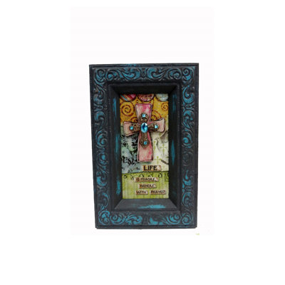 Plaque de vie en croix rasime