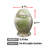 Marble Cremation Urn For Ashes, Small, Moss Green