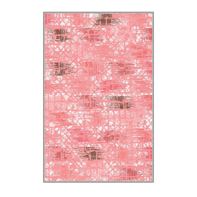 High-Quality 3D Printed Area Rug (2.6 x 4.0 ft), 100% Polyester, 0.3 in Pile Height | Antibacterial, Non-Slip PVC Felt Dot Underside | Machine Washable, Elegant Design for Living Room, Bedroom & Office