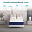Matelas moderne avec ressorts ensachés hybrides Euro Top Cool-183382424