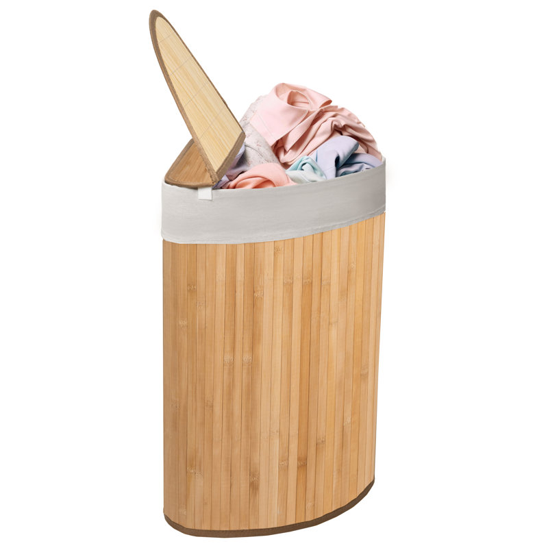 Bamboo Laundry Room Organiser, Natural