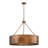 Ouellet 5-light 30in Antique Bronze Drum Chandelier