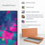 Abstract Blue Magenta Abstract Canvas Print-2101890764