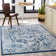 Stewie Power Loom Dark Blue Rug