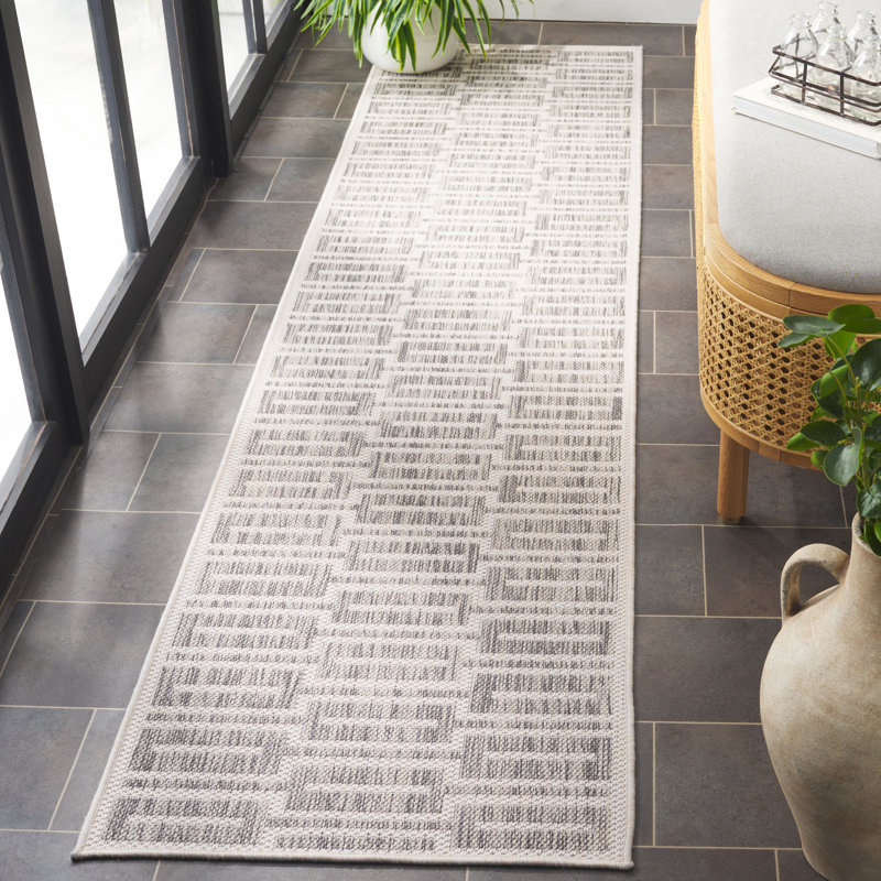 Tapis à motif géométrique Widger Performance Performance, Tapis de couloir 2 pi x 8 pi